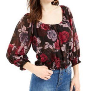 Guess Floral Top NWT